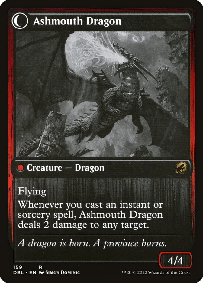 Smoldering Egg // Ashmouth Dragon — other side
