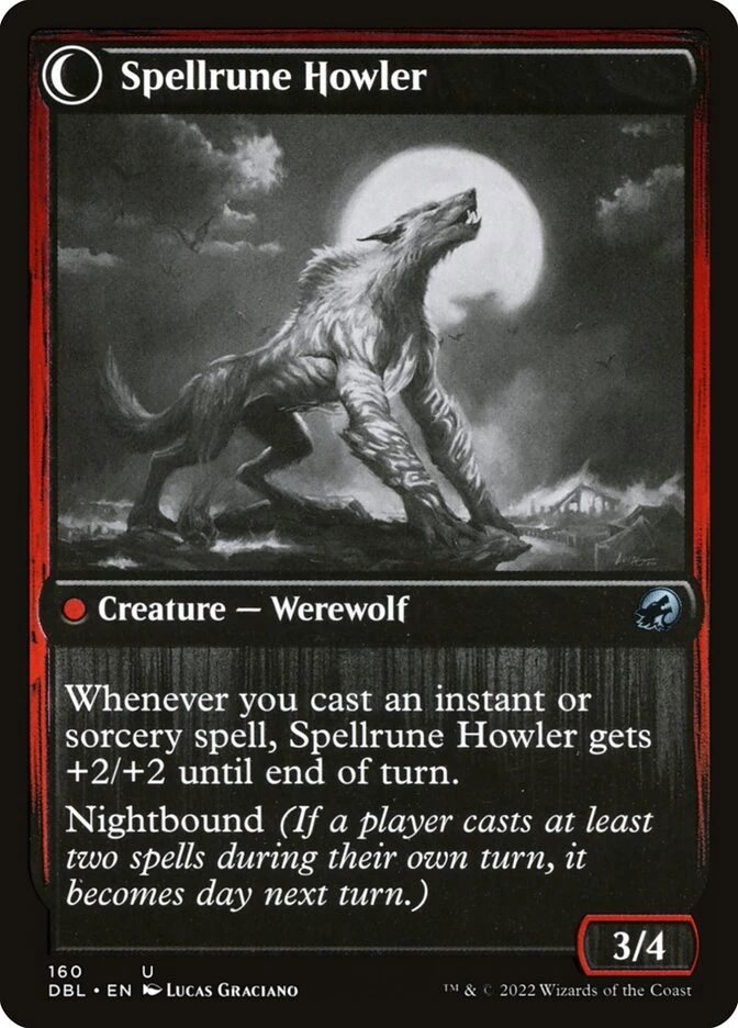 Spellrune Painter // Spellrune Howler — other side
