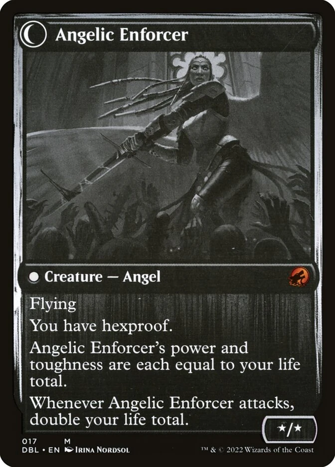 Enduring Angel // Angelic Enforcer — other side