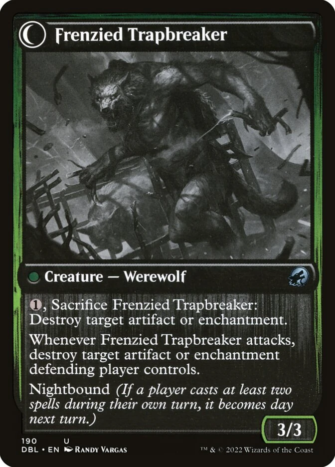 Outland Liberator // Frenzied Trapbreaker — other side