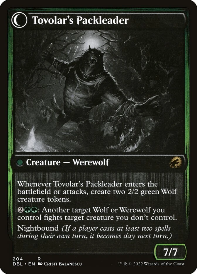 Tovolar's Huntmaster // Tovolar's Packleader — other side