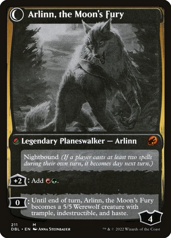 Arlinn, the Pack's Hope // Arlinn, the Moon's Fury — other side