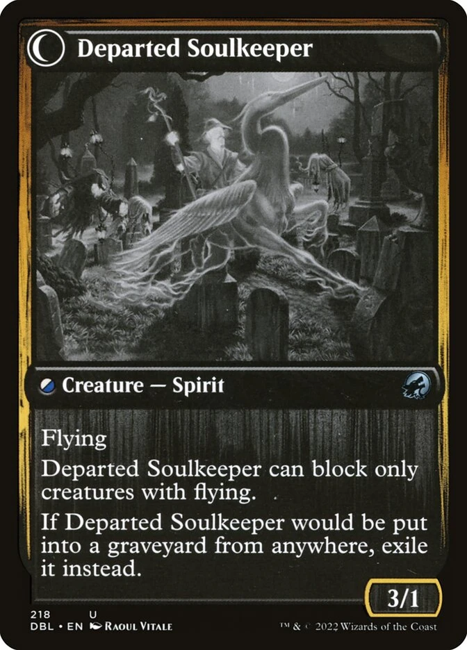 Devoted Grafkeeper // Departed Soulkeeper — other side