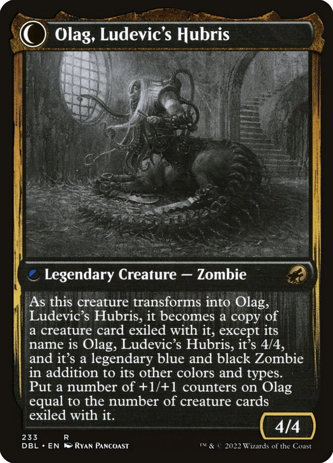 Ludevic, Necrogenius // Olag, Ludevic's Hubris — other side