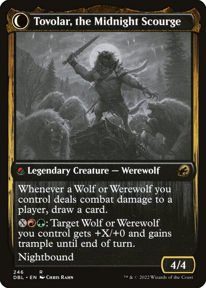 Tovolar, Dire Overlord // Tovolar, the Midnight Scourge — other side