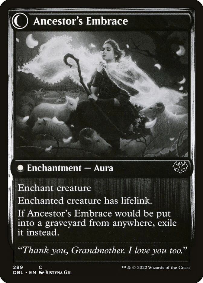 Kindly Ancestor // Ancestor's Embrace — other side