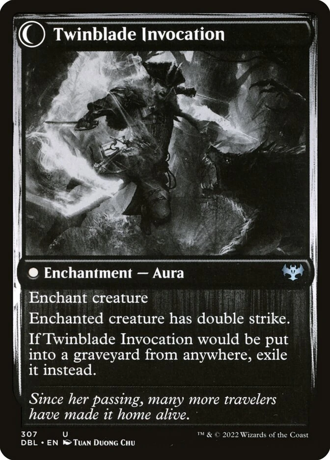 Twinblade Geist // Twinblade Invocation — other side