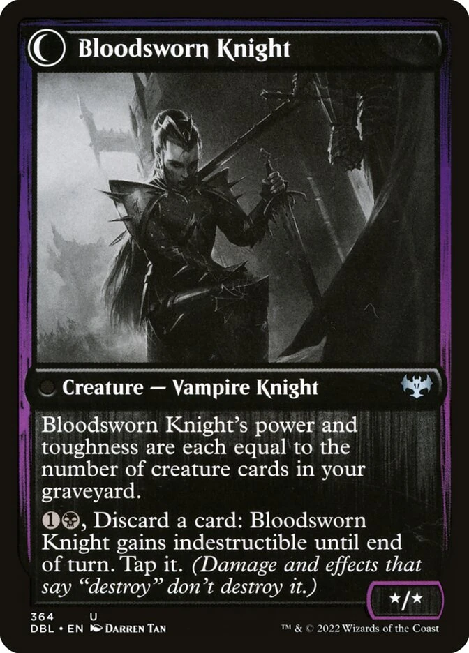Bloodsworn Squire // Bloodsworn Knight — other side