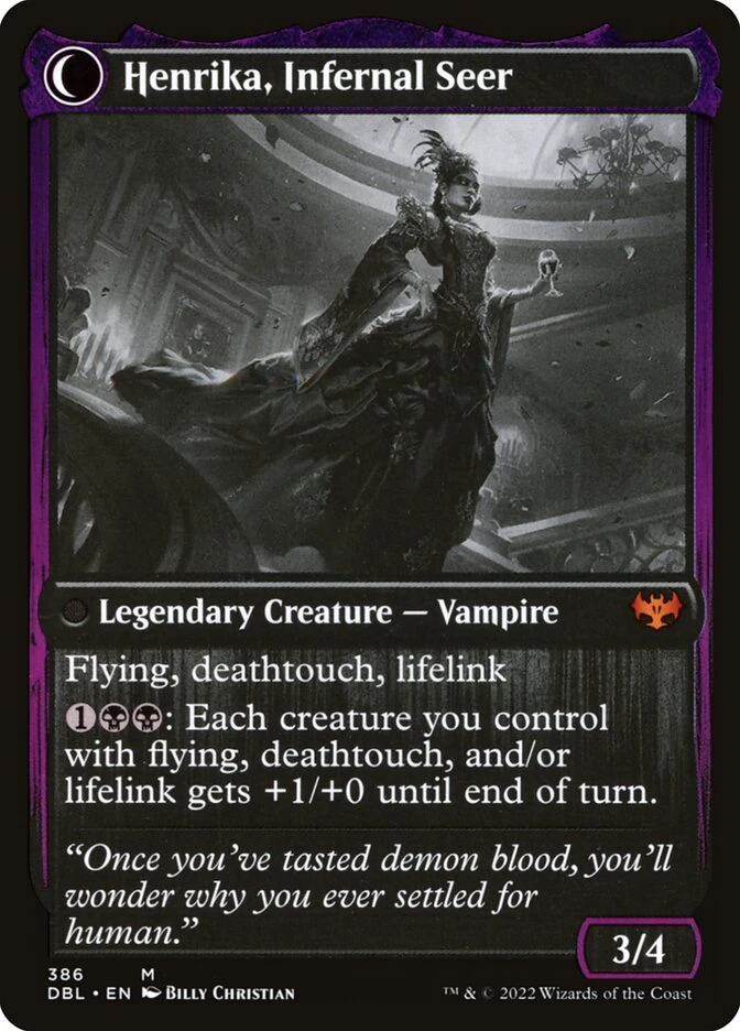 Henrika Domnathi // Henrika, Infernal Seer — other side