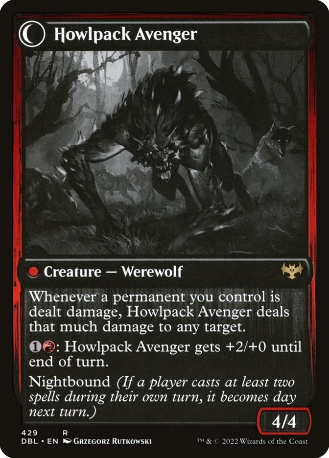 Ill-Tempered Loner // Howlpack Avenger — other side