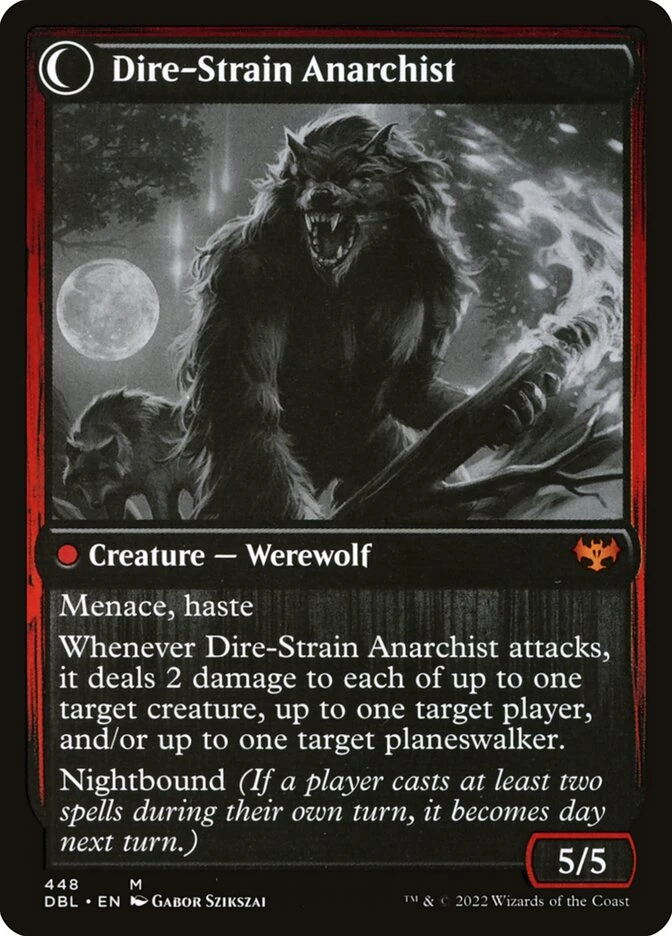 Volatile Arsonist // Dire-Strain Anarchist — other side