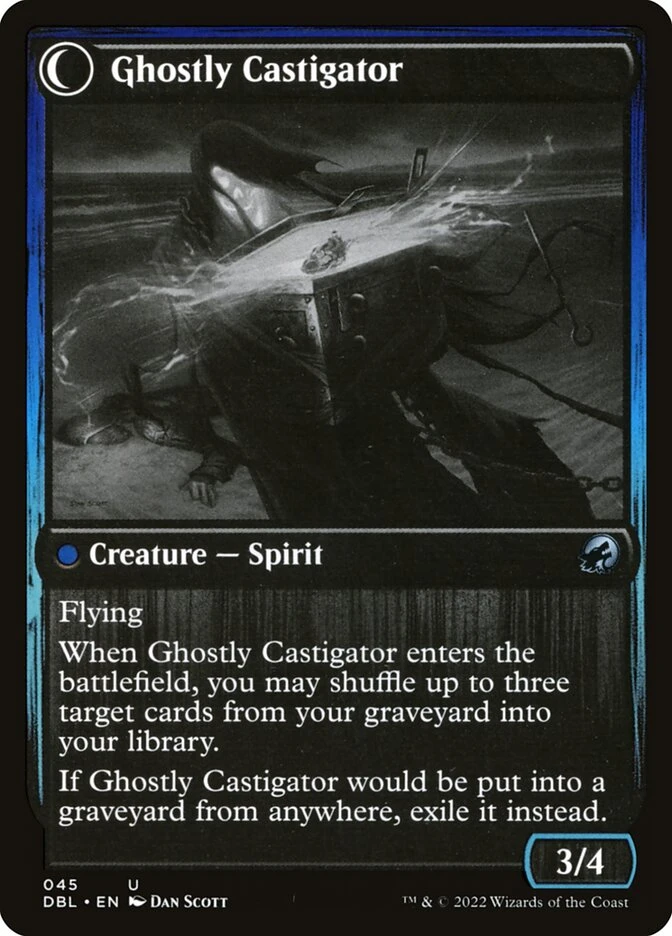 Covetous Castaway // Ghostly Castigator — other side