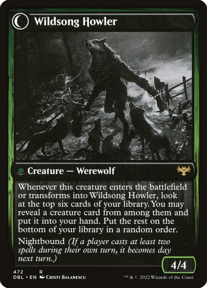 Howlpack Piper // Wildsong Howler — other side