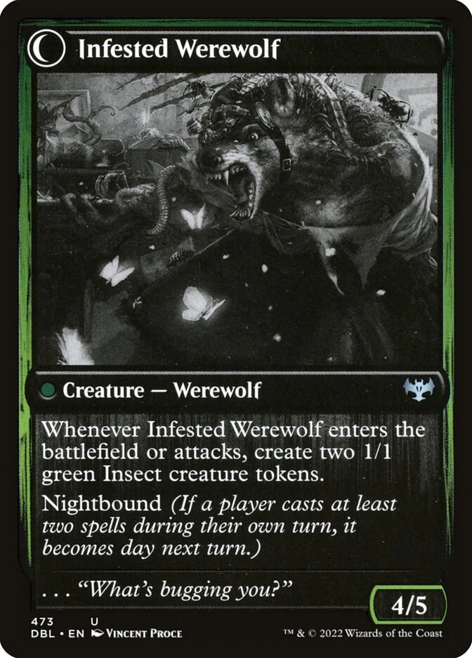 Infestation Expert // Infested Werewolf — other side