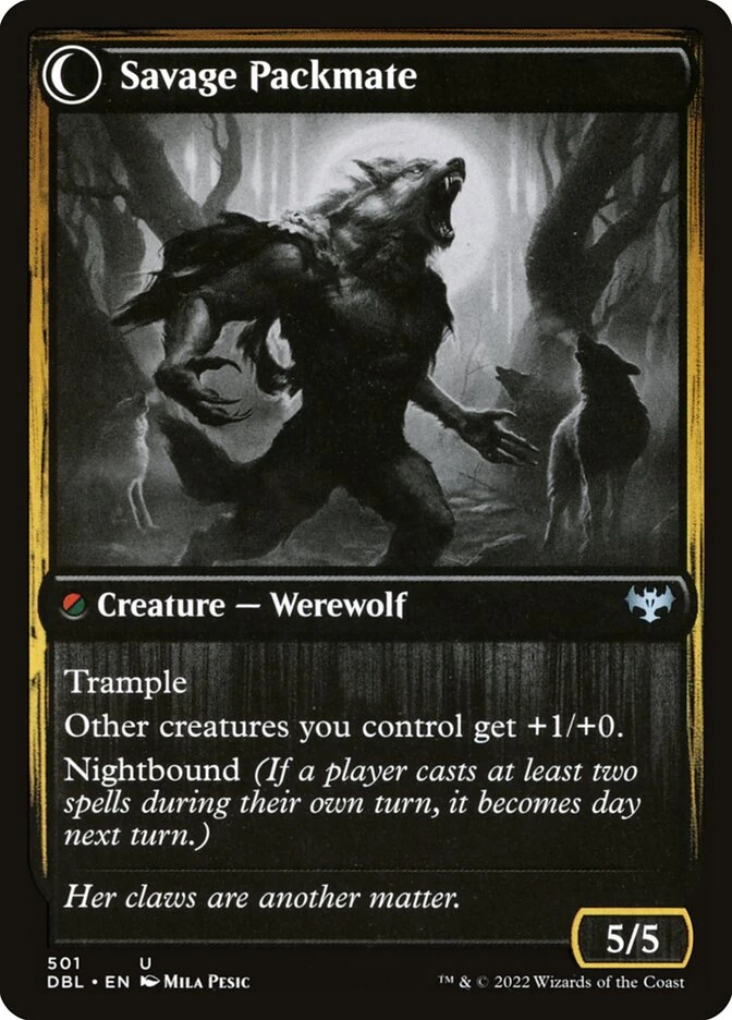 Child of the Pack // Savage Packmate — other side