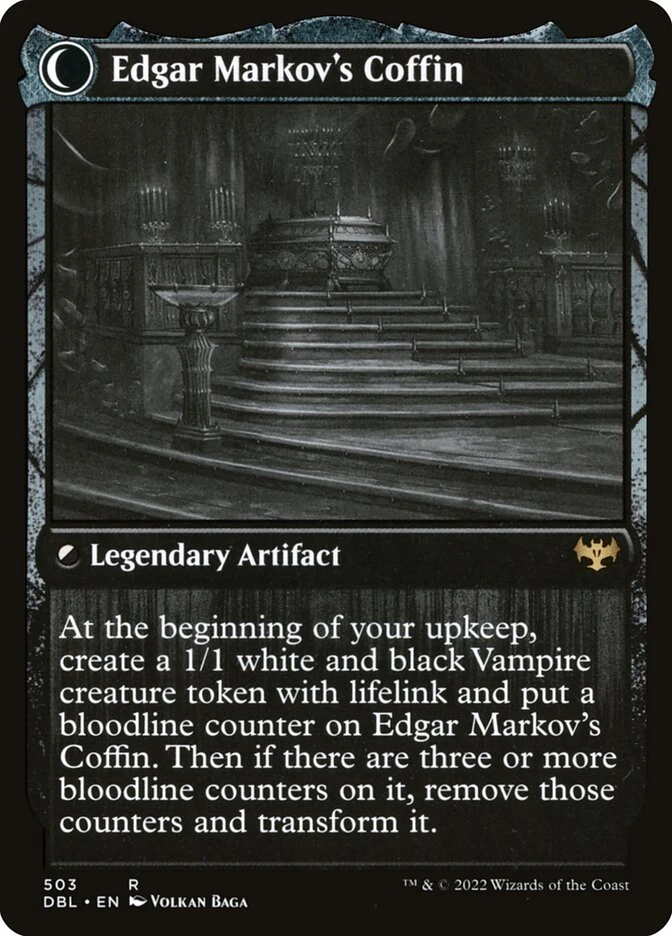 Edgar, Charmed Groom // Edgar Markov's Coffin — other side