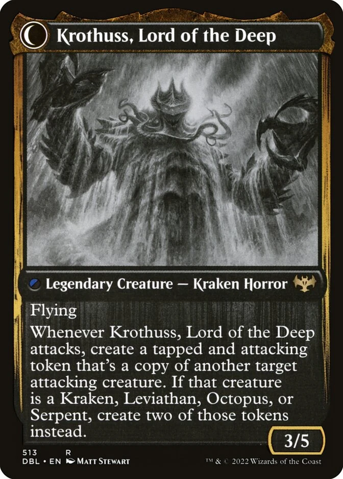 Runo Stromkirk // Krothuss, Lord of the Deep — other side