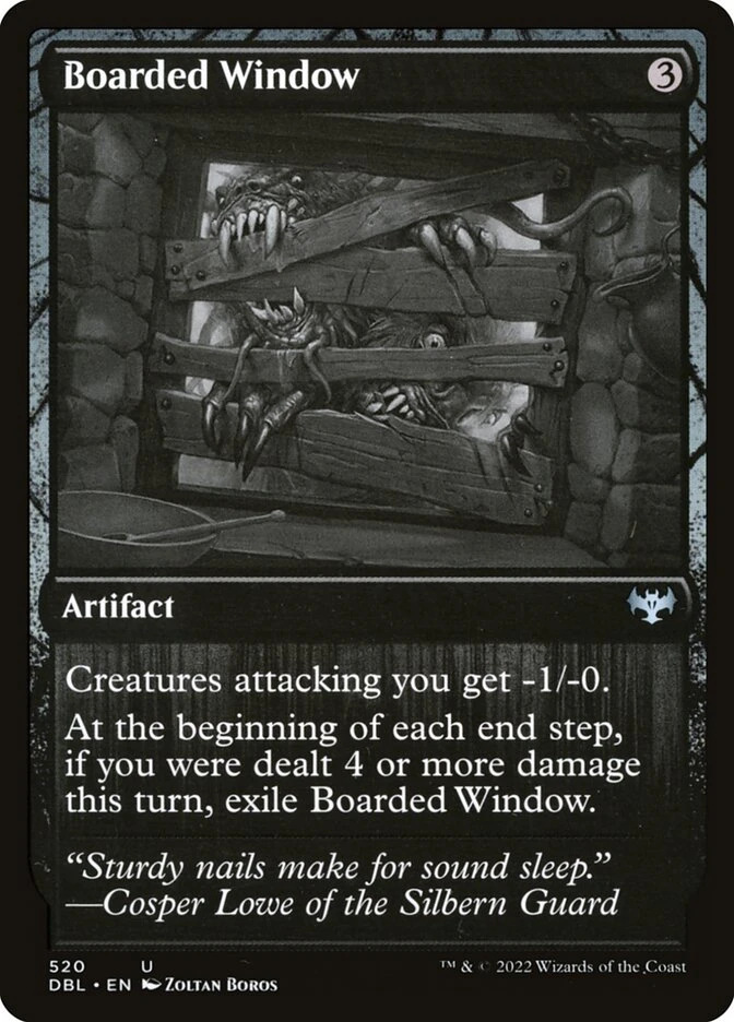 Boarded Window