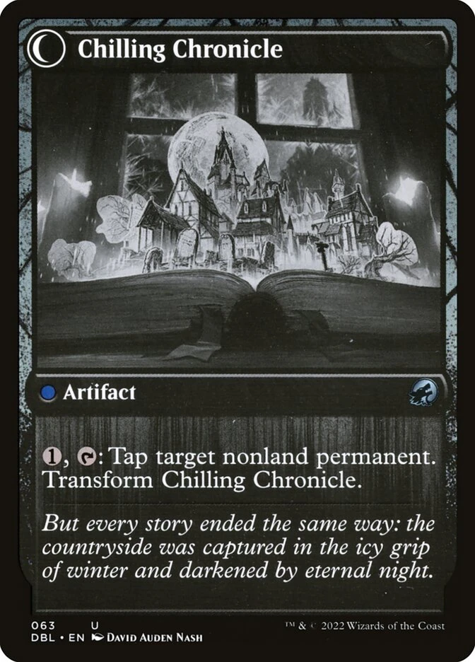 Mysterious Tome // Chilling Chronicle — other side