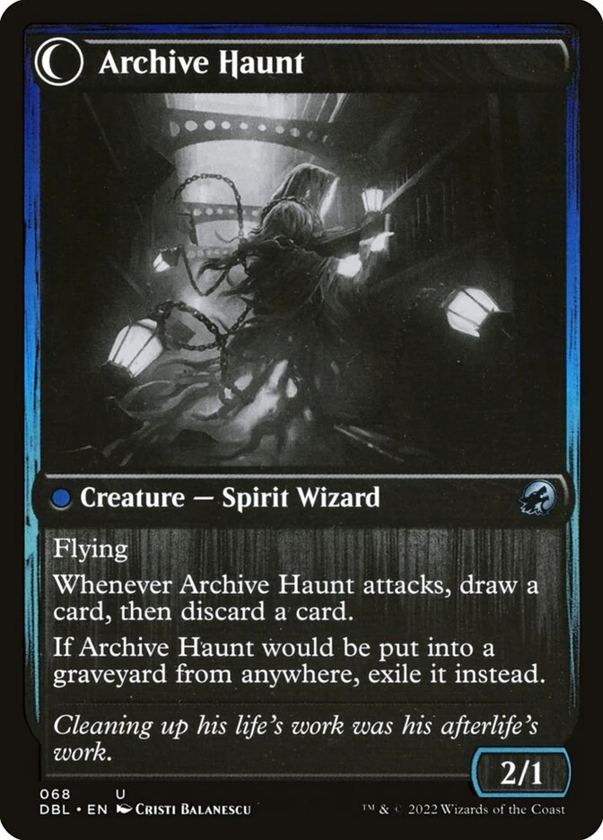 Overwhelmed Archivist // Archive Haunt — other side