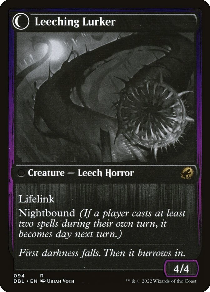 Curse of Leeches // Leeching Lurker — other side