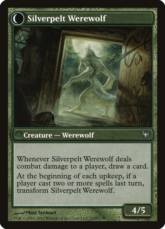 Lambholt Elder // Silverpelt Werewolf — other side