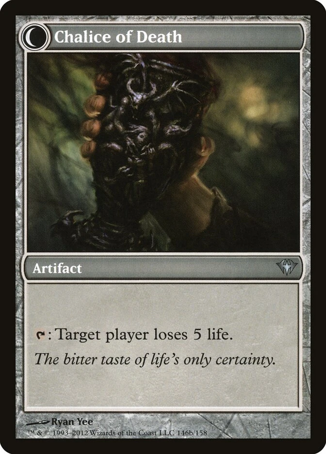 Chalice of Life // Chalice of Death — other side