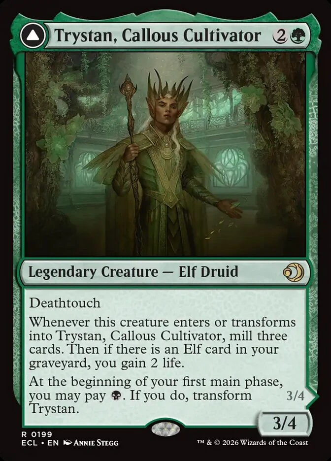 Trystan, Callous Cultivator // Trystan, Penitent Culler