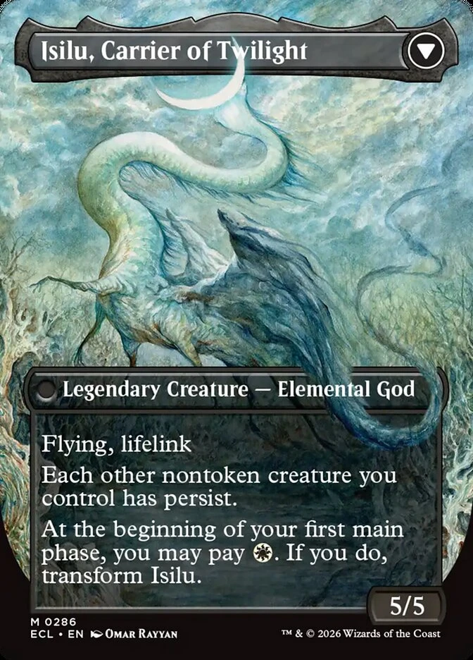 Eirdu, Carrier of Dawn // Isilu, Carrier of Twilight — other side