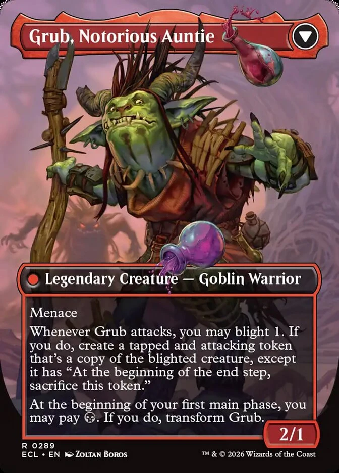 Grub, Storied Matriarch // Grub, Notorious Auntie — other side