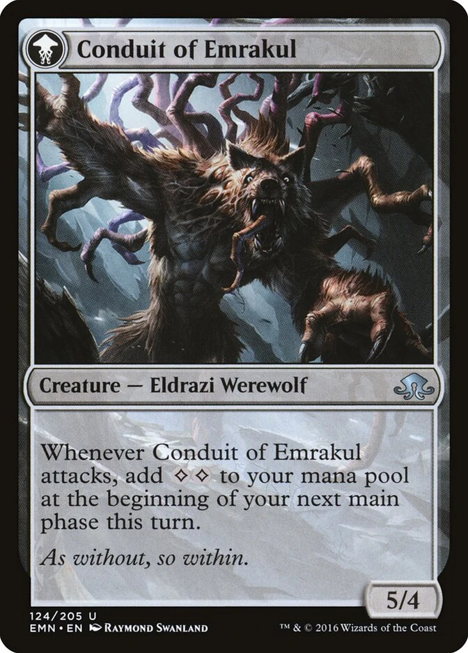 Conduit of Storms // Conduit of Emrakul — other side