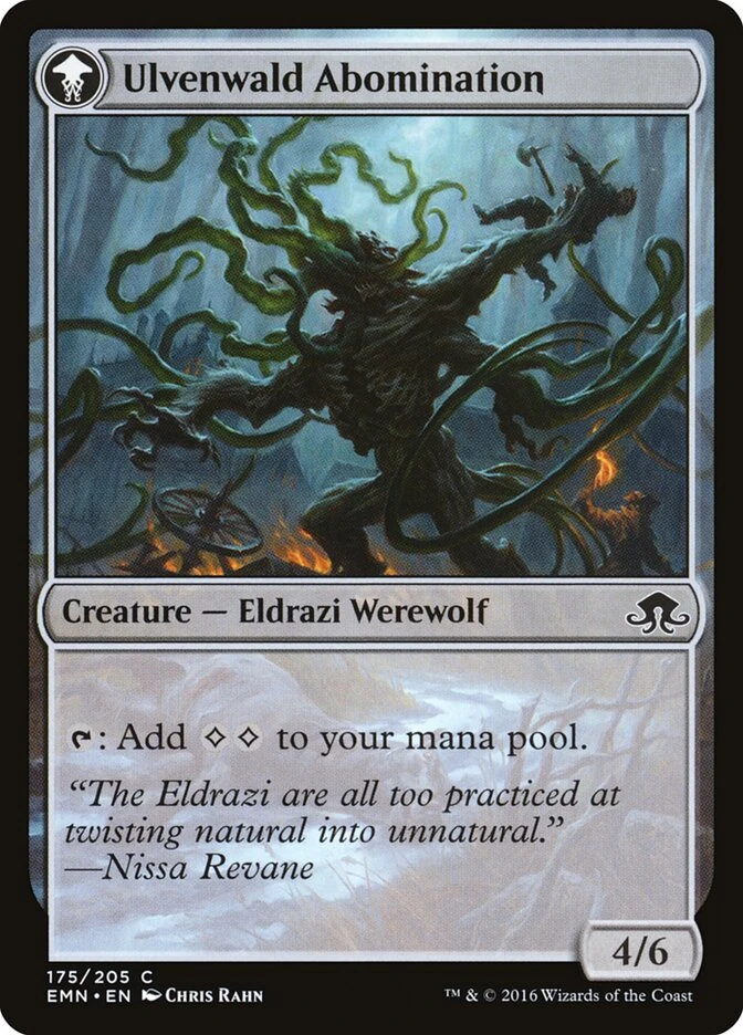 Ulvenwald Captive // Ulvenwald Abomination — other side