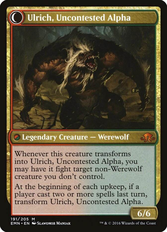 Ulrich of the Krallenhorde // Ulrich, Uncontested Alpha — other side