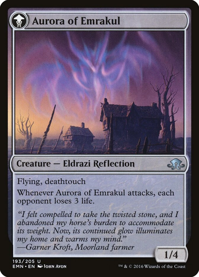Cryptolith Fragment // Aurora of Emrakul — other side