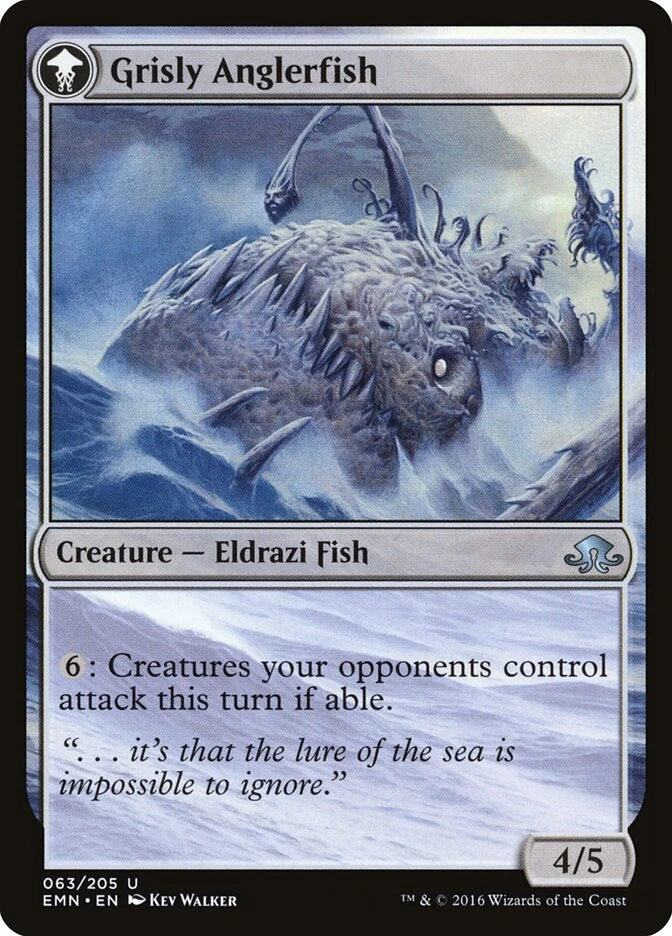 Grizzled Angler // Grisly Anglerfish — other side