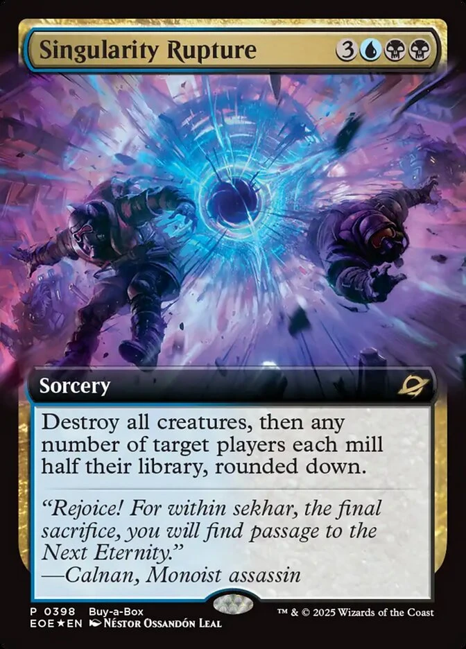 Singularity Rupture