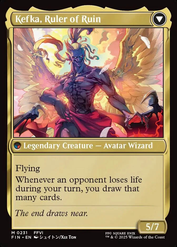 Kefka, Court Mage // Kefka, Ruler of Ruin — other side