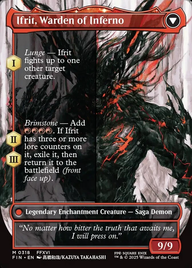 Clive, Ifrit's Dominant // Ifrit, Warden of Inferno — other side
