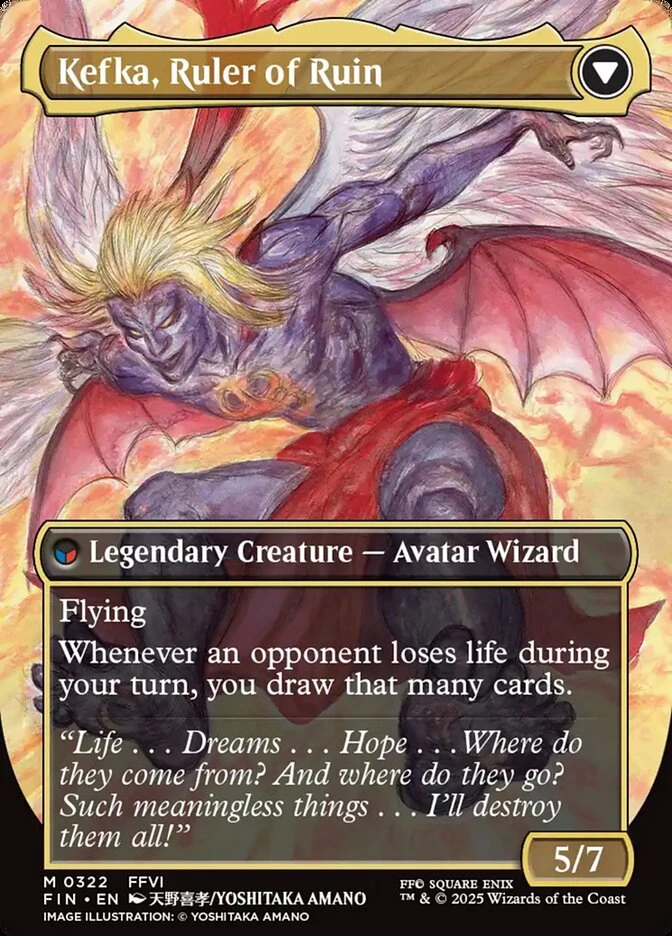 Kefka, Court Mage // Kefka, Ruler of Ruin — other side