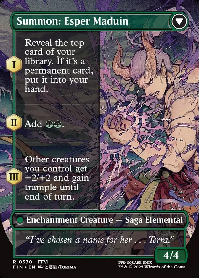 Esper Origins // Summon: Esper Maduin — other side