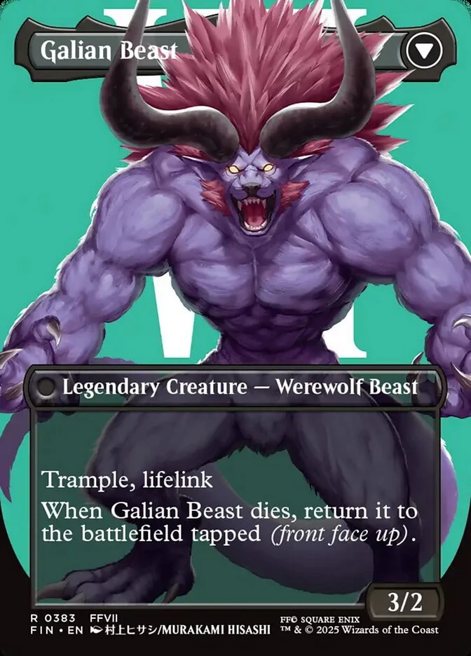 Vincent Valentine // Galian Beast — other side