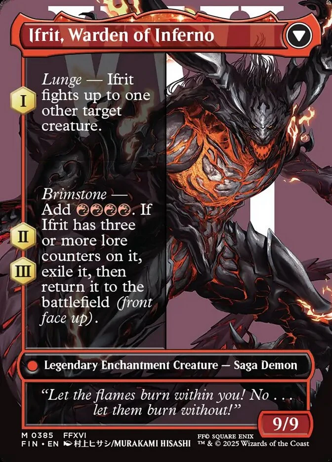 Clive, Ifrit's Dominant // Ifrit, Warden of Inferno — other side