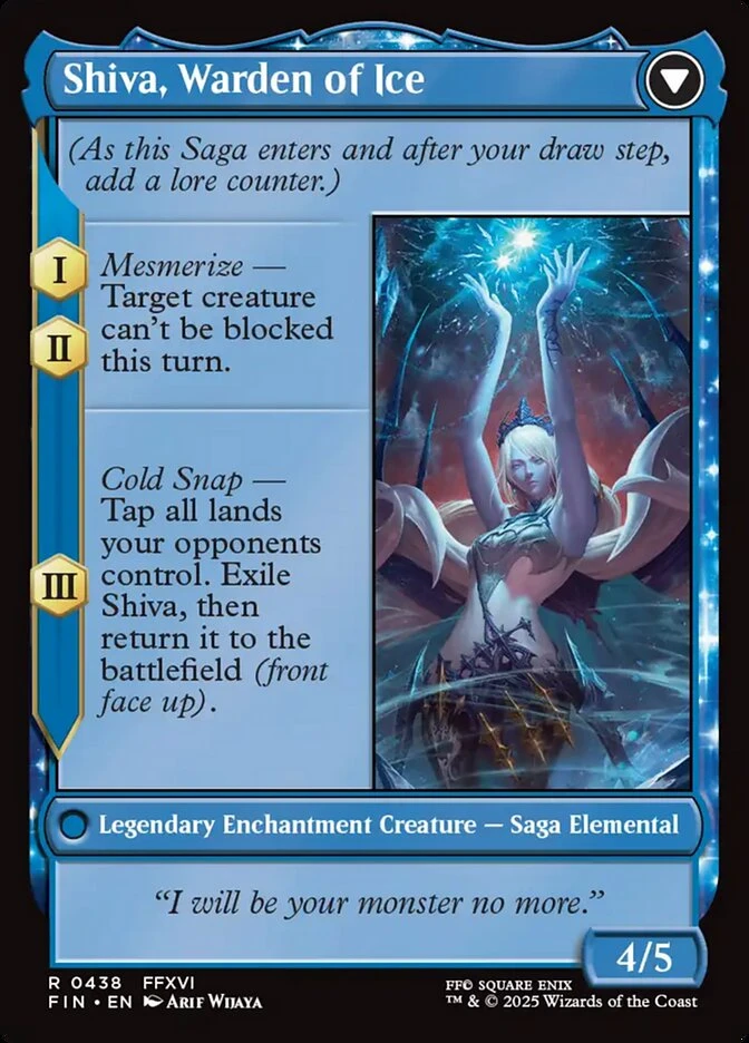Jill, Shiva's Dominant // Shiva, Warden of Ice — other side