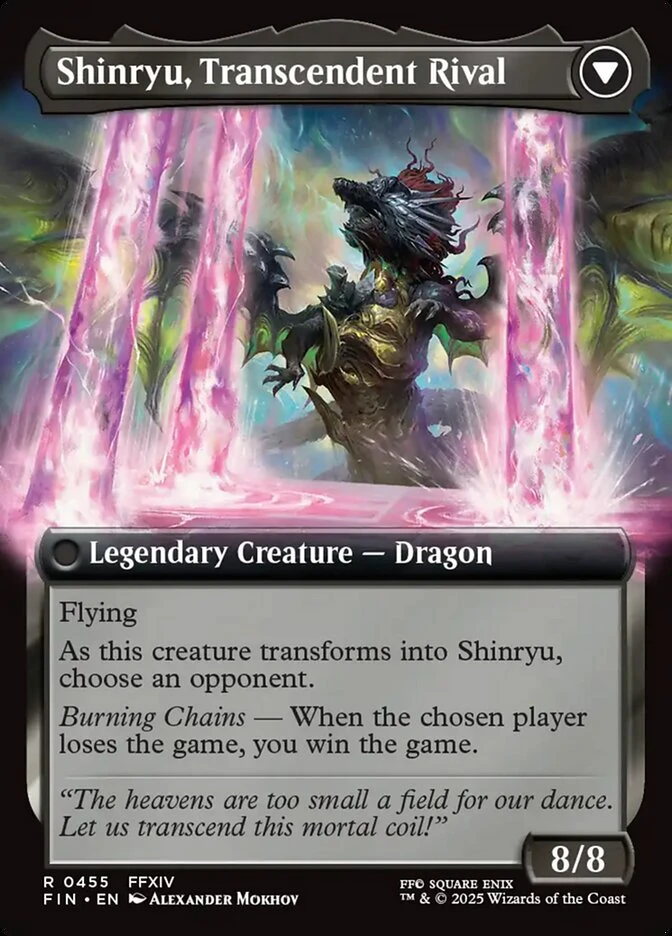 Zenos yae Galvus // Shinryu, Transcendent Rival — other side