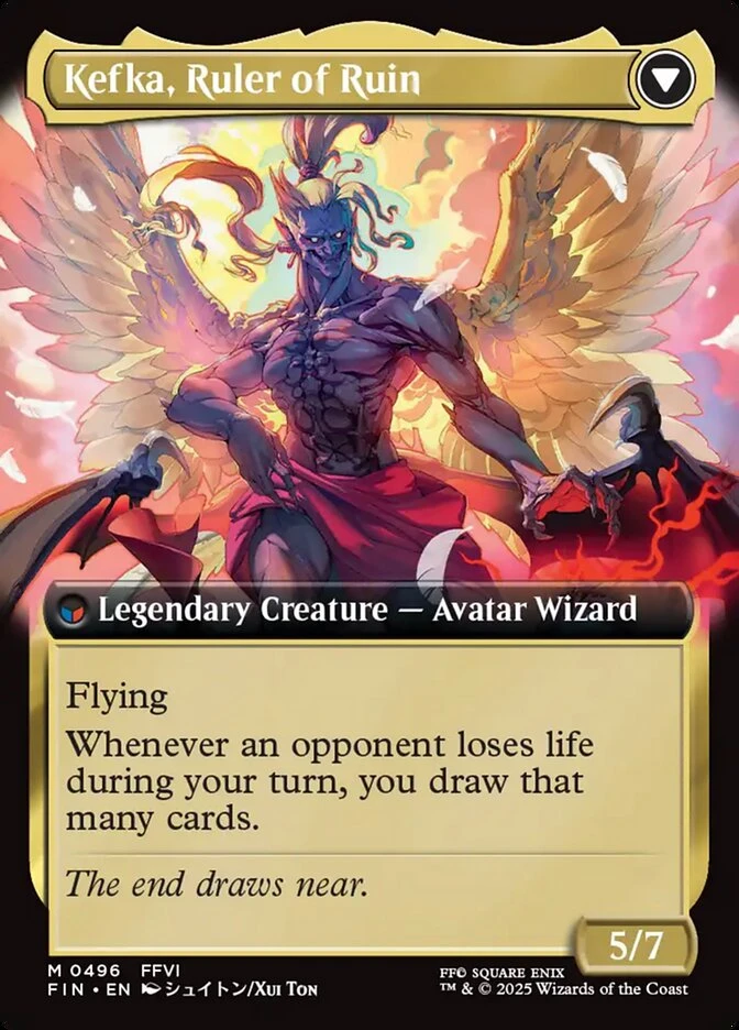 Kefka, Court Mage // Kefka, Ruler of Ruin — other side