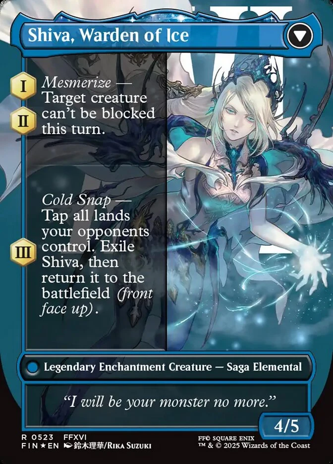 Jill, Shiva's Dominant // Shiva, Warden of Ice — other side