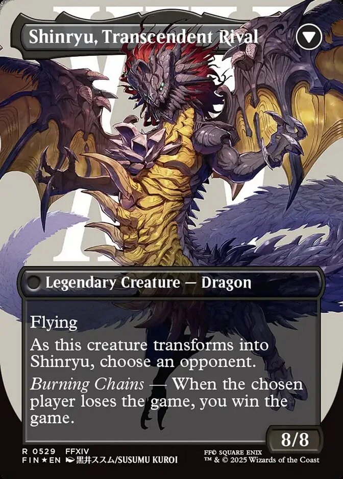 Zenos yae Galvus // Shinryu, Transcendent Rival — other side