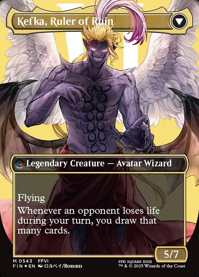 Kefka, Court Mage // Kefka, Ruler of Ruin — other side
