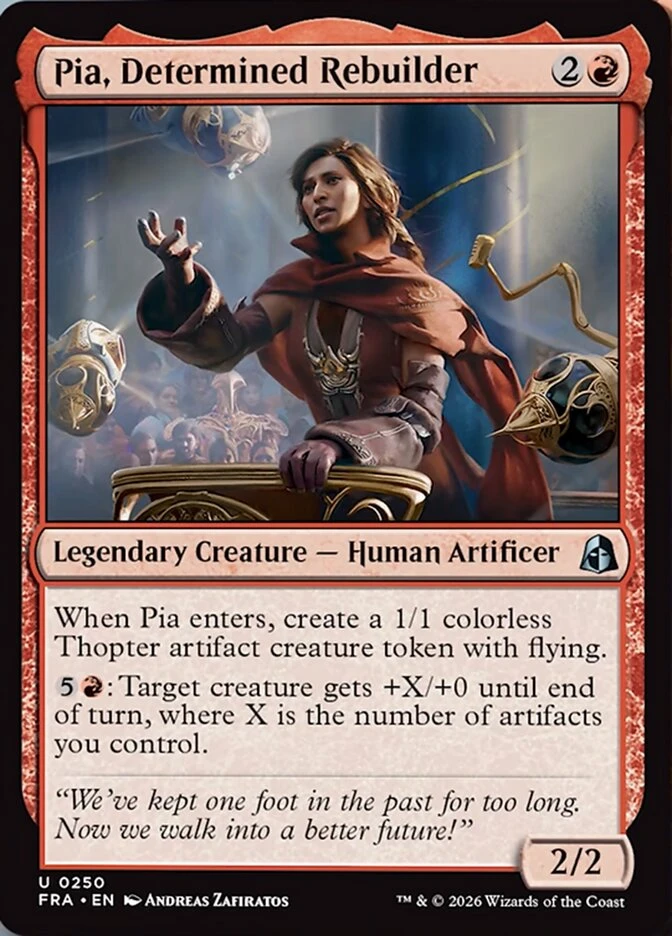 Pia, Determined Rebuilder