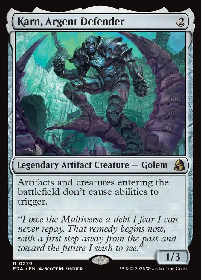 Karn, Argent Defender